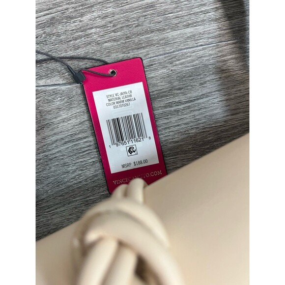 Vince Camuto Snap Shoulder Bag VC-JAIYA-CB  Warm Vanilla Color Leather NWT $188 - Picture 4 of 14